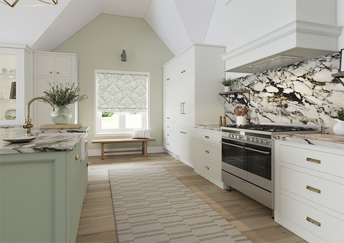 Laura Ashley Parterre, Sage - Twist&Fit Roman Blind - Image 7